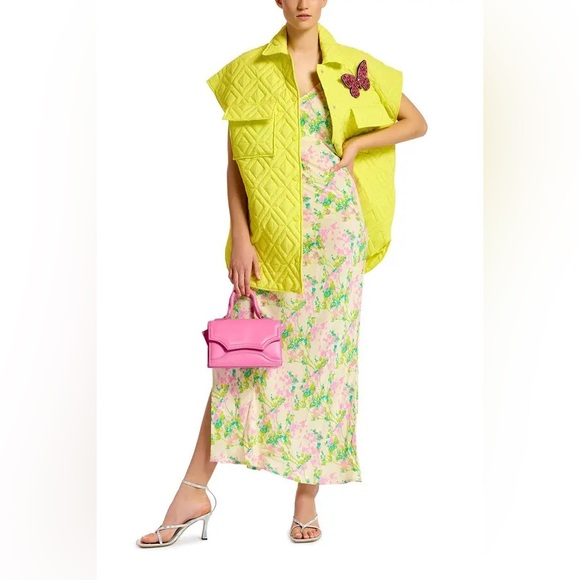 ESSENTIEL ANTWERP Doom Floral Slip Dress US 4 $316 - Picture 1 of 13